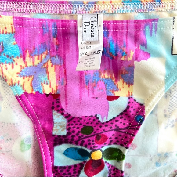 DIOR BY JOHN GALLIANO RARE RHINESTONE SAFETY PIN BIKINI - Picture 4 of 5